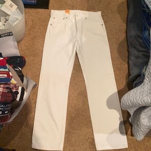 White vintage Levi pants